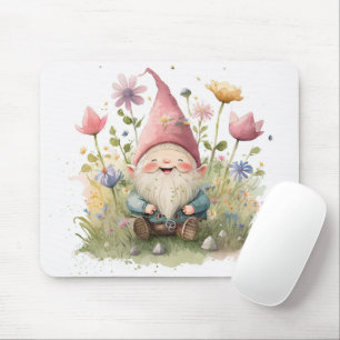 Mousepad Gnomo Whimsical Em Jardim