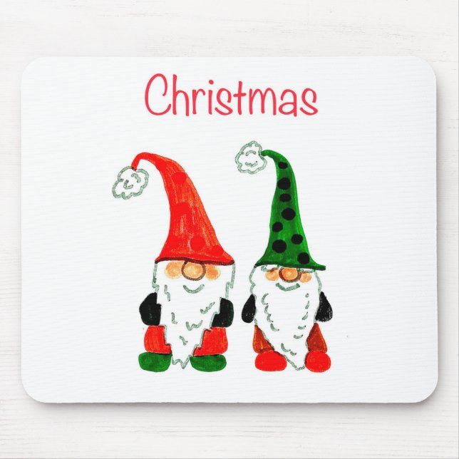 Mousepad Gnomos de Natal (Frente)