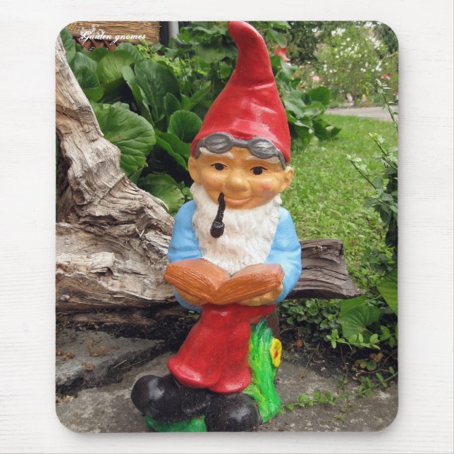Mousepad Gnomos do jardim (Frente)
