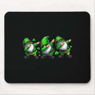 Mousepad Gnomos fazendo Dabbing no Dia de São Patrício Cele