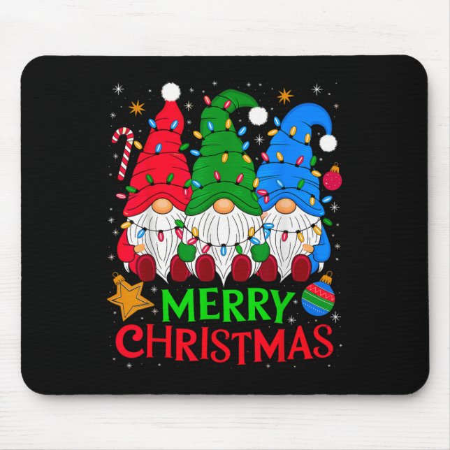 Mousepad Gnomos Feliz Natal Xmas Matando (Frente)