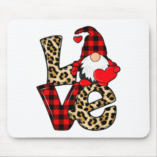 Mousepad Gnomos Fofos Amor de São Valentão Estampa de Leopa