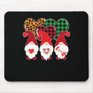 Mousepad Gnomos namorados Segurando Valen Feliz do Coração 