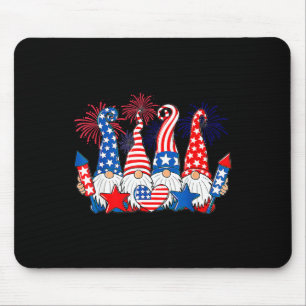 Mousepad Gnomos Patriótico Americano Bandeira Custa 4