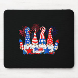 Mousepad Gnomos Patriótico Americano Bandeira Custa 4