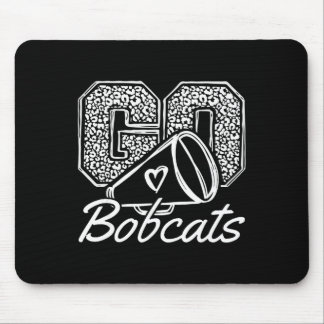Mousepad Go Cheer Bobcats High School Spirit Fan Team Ck To