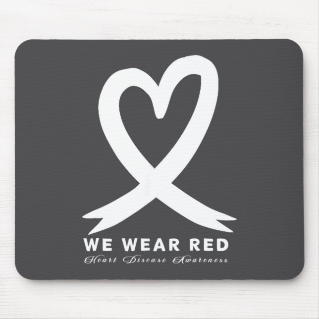 Mousepad Go Red In February Heart Disease Awareness Health  (Frente)