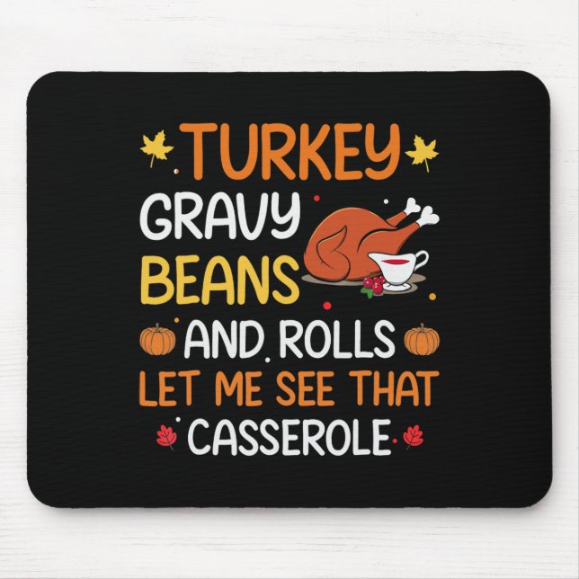 Mousepad Gobble Til You Wobble Turkey Pilgrim Boys than (Frente)
