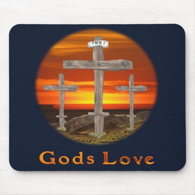Mousepad Gods Love (Frente)