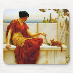 Mousepad Godward's "The Tease"