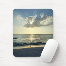 Mousepad Golden Dawn by the Waves