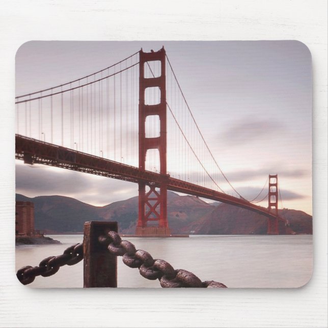 Mousepad Golden gate bridge contra montanhas (Frente)