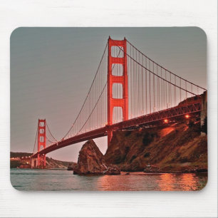 Mousepad Golden gate bridge em Sun para baixo