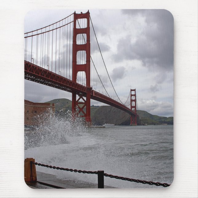 Mousepad Golden Gate do ponto do forte (Frente)