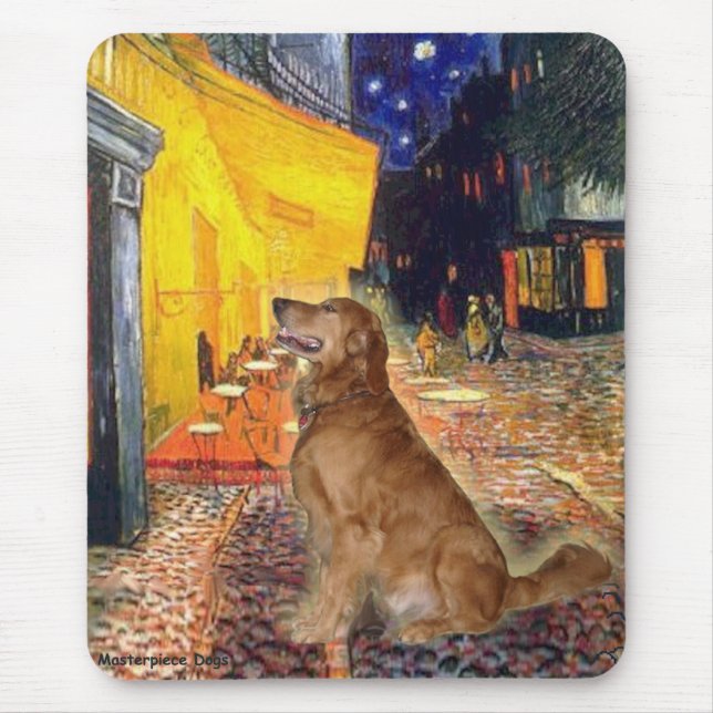 Mousepad Golden Retriever 3 - Café do Terraço (Frente)