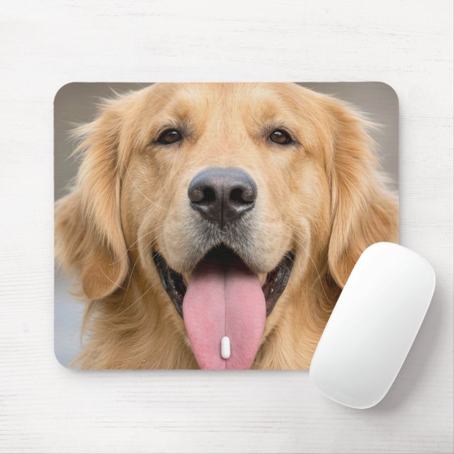 Mousepad Golden Retriever com um Comprimido (Com mouse)