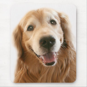 Mousepad Golden retriever de sorriso
