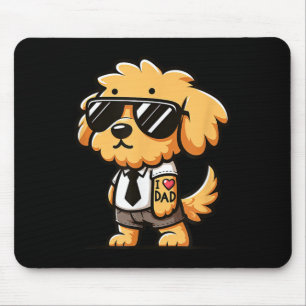Mousepad Goldendoodle Eu Adoro Tatuagem De Cachorro Engraça