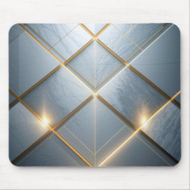 Mousepad Goldene Geometrie Marmor Luxus Muster