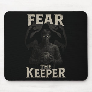 Mousepad Goleiro de Futebol Assustador Horror Medo O Goleir