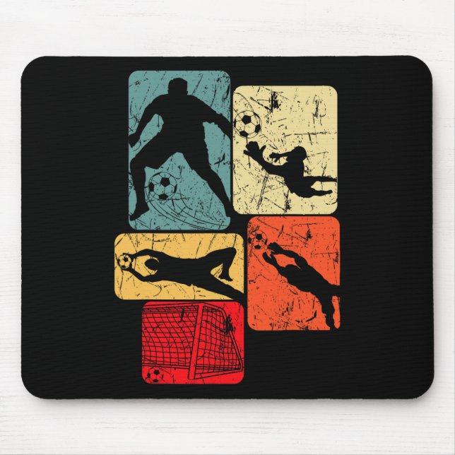 Mousepad Goleiro de Futebol Meninos Crianças Jovens  (Frente)