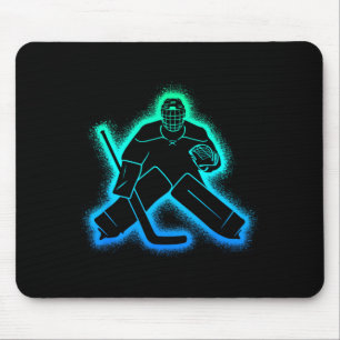 Mousepad Goleiro de hóquei no gelo infantil masculino