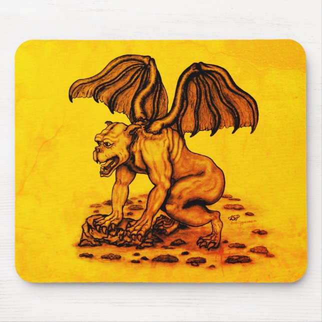 Mousepad Golem Gargoyle (Frente)