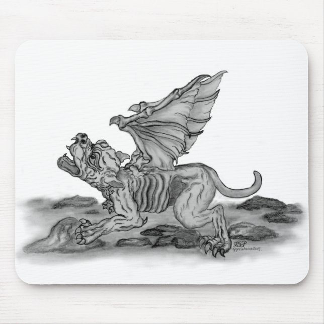 Mousepad Golem Gargoyle (Frente)