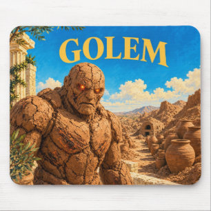 Mousepad Golem, Monstro de Fantasia Gótica