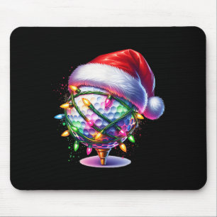 Mousepad Golf Ball Papai Noel Chapéu Homens Mulheres Natal 