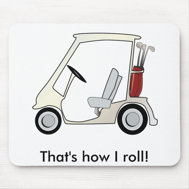 Mousepad golf_cart (Frente)