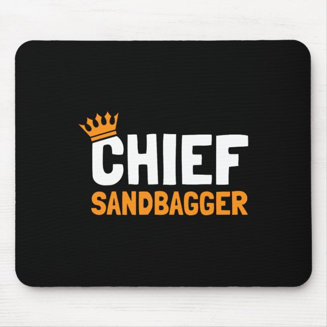 Mousepad Golf Chefe Sandbagger - Uni-adultos (Frente)