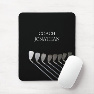 Mousepad Golf Clubs Art Golf Coach Nome Para Jogadores De G