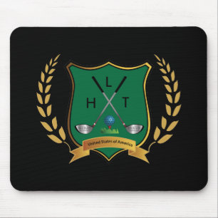 Mousepad GOLF Crest com Laurel Wreath e Monograma