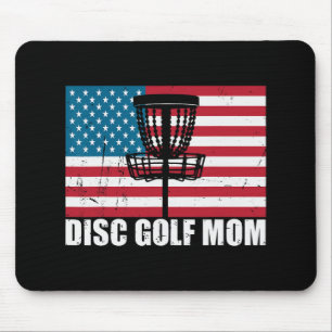 Mousepad Golf Mãe Americana Dia de as mães de Bandeiras Ame