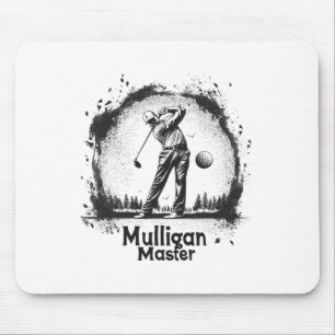 Mousepad Golf Mulligan Master Graphic Camisetas Para Homens