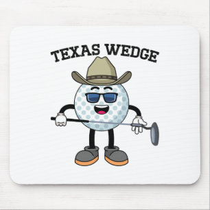 Mousepad Golf Putter Texas Wedge Club Texas Cowboy Cou