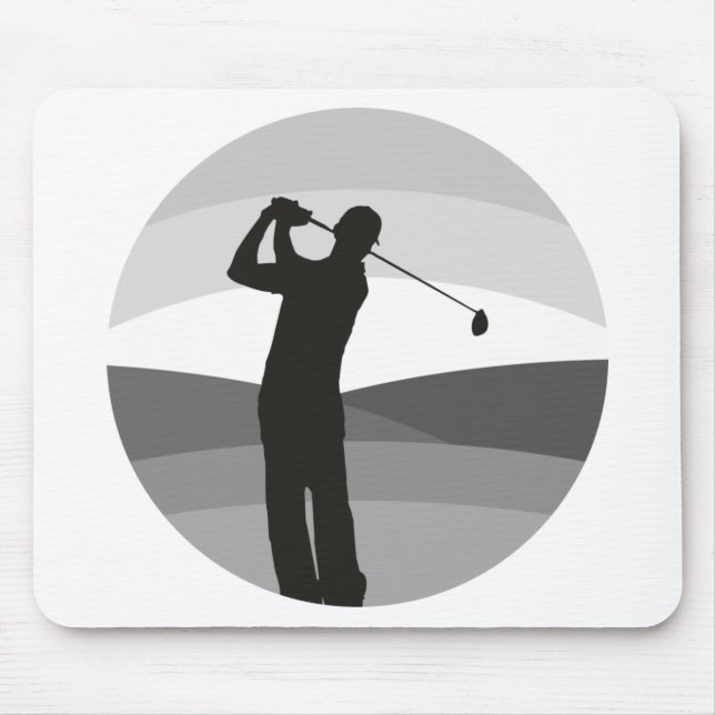 Mousepad Golf Silhouette (Frente)