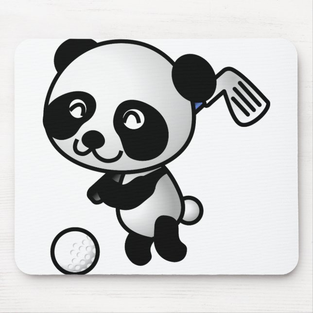 Mousepad Golf tocando Panda (Frente)