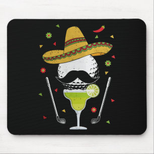 Mousepad Golfe Cinco De Mayo Com Sombrero E Margarita