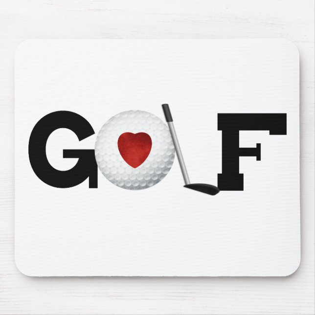 Mousepad Golfe com bola de golfe (Frente)
