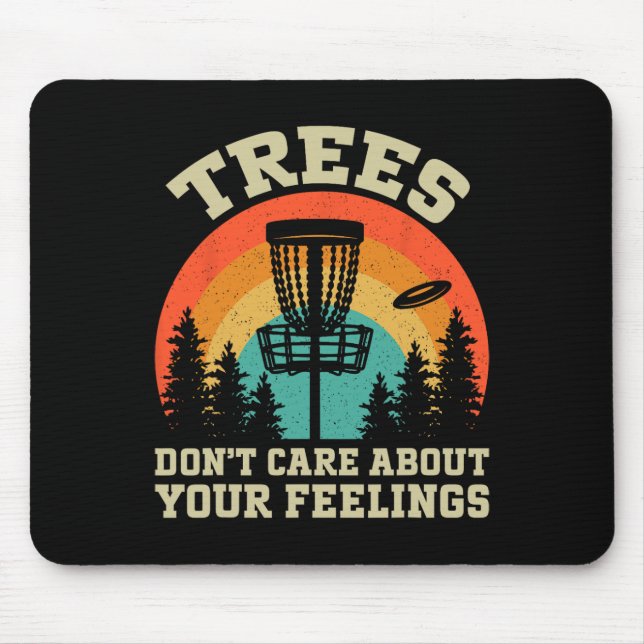 Mousepad Golfe de Disco Para Mulheres e Homens Engraçado  (Frente)
