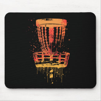 Mousepad Golfe de Disco Retro Frolf - Golfe de Frisbee Vint