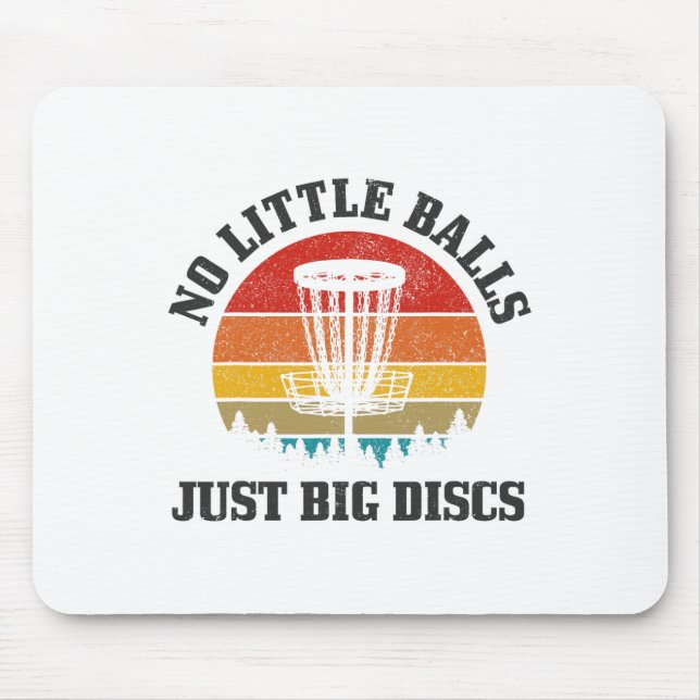Mousepad Golfe de Disco Sem Pequenos Só Discos Grandes Dive (Frente)