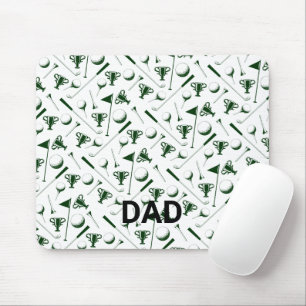 Mousepad Golfe Dia de os pais De Golfe Aniversário Ele Se D