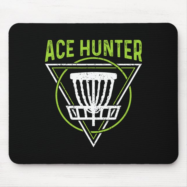 Mousepad Golfe Disco Camisa Engraçada Caça Ace Golf (Frente)