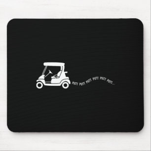 Mousepad Golfe Engraçado Presente Piada de Carrinho de Golf