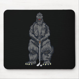 Mousepad Golfe Filme Japonês Dinossauro Monstro Golfe