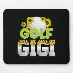 Mousepad Golfe Gigi De Um Jogador De Golfe Gigi Leopardo Go
