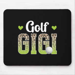 Mousepad Golfe Gigi Leopardo Golfer Gigi De Um Jogador De G